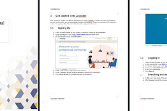 do technical writing for software products