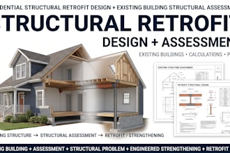 do residential structural retrofit design and building structural assessment