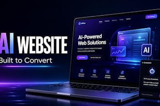 build a modern ai powered website with chatbot integration