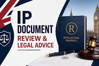 review your intellectual property document and provide legal advice