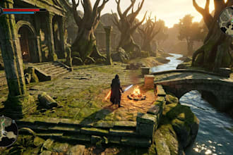 create custom 3d games environment, map, level, and game assets