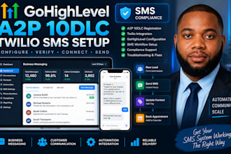 setup gohighlevel a2p 10dlc and twilio SMS registration