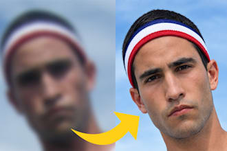 fix blurry photos, upscale and enhance resolution of photos