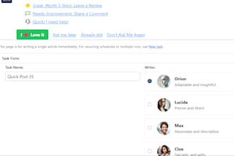 build wordpress plugin for automated blogging and auto posting
