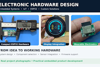 design professional electronic hardware and embedded systems