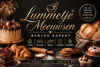 be your expert baking chef for cakes, bread, pastries and be your expert baking