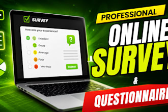 design professional online survey and questionnaire