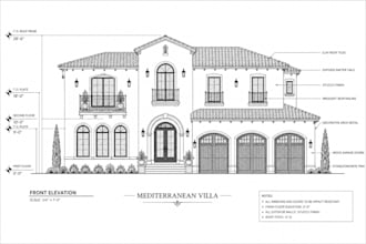 permit blueprints architect, 2d floor plan, house, patio, adu, garage, deck