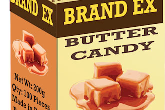 design product label, cosmetic label and sticker design