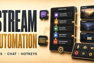 automate your obs stream with streamer bot and custom actions