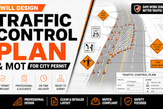 design traffic control plan and mot for city permit