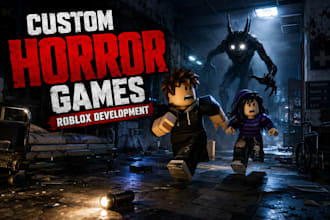 create a custom roblox horror or survival game