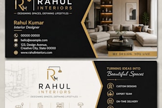 create visting cards for you