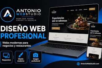 diseñar y desarrollar una página web profesional