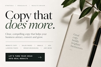 write engaging and persuasive copy for your business