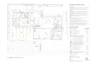 do electrical lighting plans for architectural projects