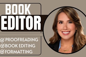 be developmental book editor for memoir, self help fiction manuscript