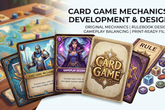 design card game mechanics, board game rules, and tabletop game development