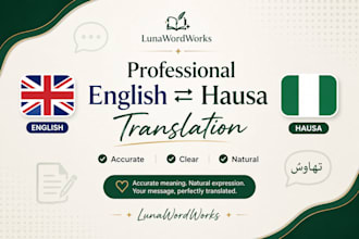translate english to hausa and hausa to english