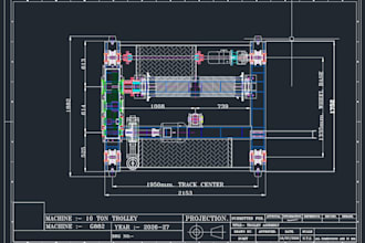 do technical 2d cad drawings and mechanical design