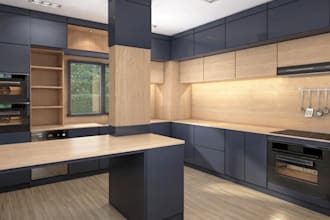 design custom kitchens using 2020 design with realistic 3d renders