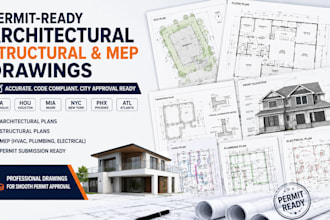 create mep structural permit drawings for la houston miami NYC phoenix atlanta