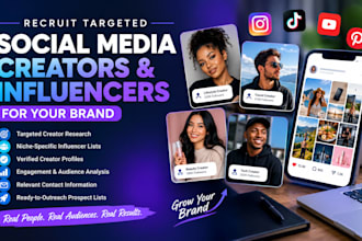 recruit targeted social media creators and influencers for your brand