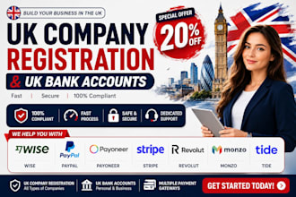 do uk company registration and uk bank accounts