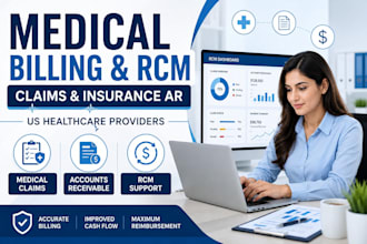 handle claims and insurance ar for US healthcare provide