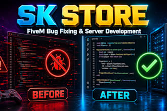 develop and fix your fivem server scripts