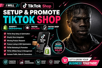 setup tiktok shop promote shopify tik tok shop dropshipping tiktok affiliate