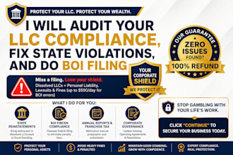 audit your llc compliance fix state violations and do boi filing