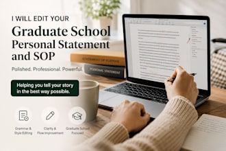 edit your graduate school personal statement and sop