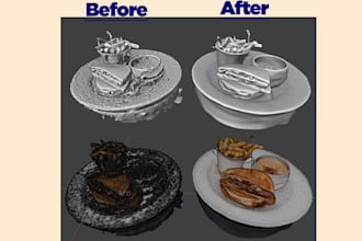 process 3d scan cleanup and optimize assets for ar, web, and 3d printing