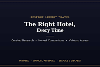 research and recommend luxury hotels for your next trip