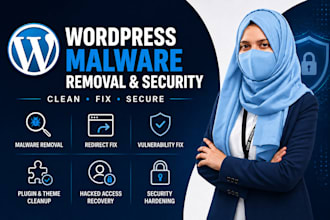 fix your hacked wordpress, remove malware, and secure website