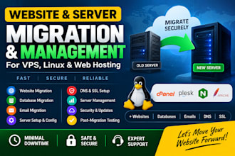 migrate your website, email or server to a new hosting