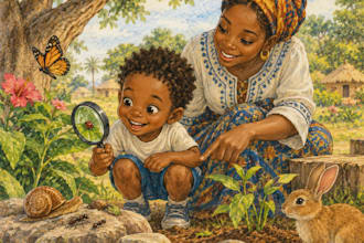create engaging educational childrens book illustrations