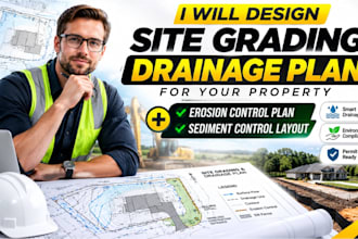 design erosion control plan and sediment control layout