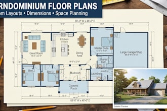create professional barndominium floor plans and home layouts