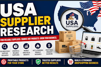 find USA wholesales dropshipping suppliers research market hot product sourcing