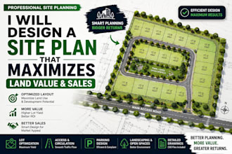 design a site plan that maximizes land value and sales