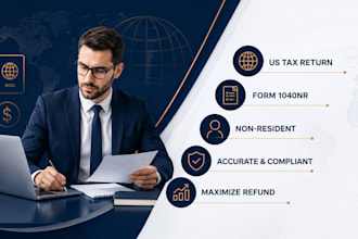 prepare and file your US form 1040nr non resident tax return