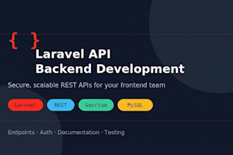 build a secure laravel rest API backend for your app