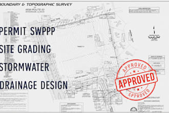 permit swppp site grading erosion control stormwater civil engineering drainage
