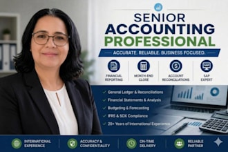 provide senior accounting sap and financial reporting support quickbooks cert