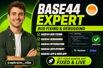 base44 expert base44 bug fixing base44 debugging base 44 deployment base44 app