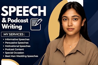 write best man wedding speech informative persuasive speech and podcast content