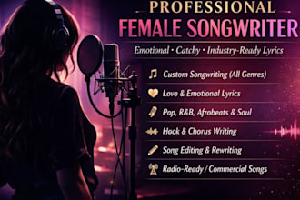 female singer songwriter afrobeats rnb pop singer vocalist female vocals