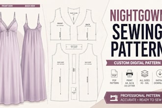 create PDF sewing patterns with grading for your pattern business